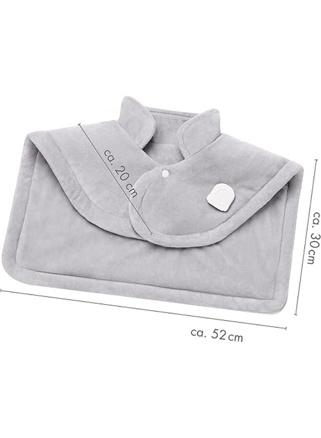 وسادة تدفئة الظهر والرقبة الاحترافية (NRP-2.0) - مشد حراري للأكتاف والظهر (52×56 سم) - بونشو حراري كهربائي قابل للغسل مع ميزة الفصل التلقائي - Image 4